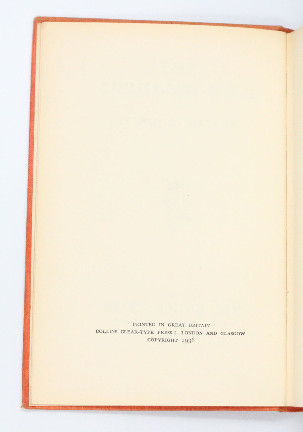 1936 The ABC Murders by Agatha Christie