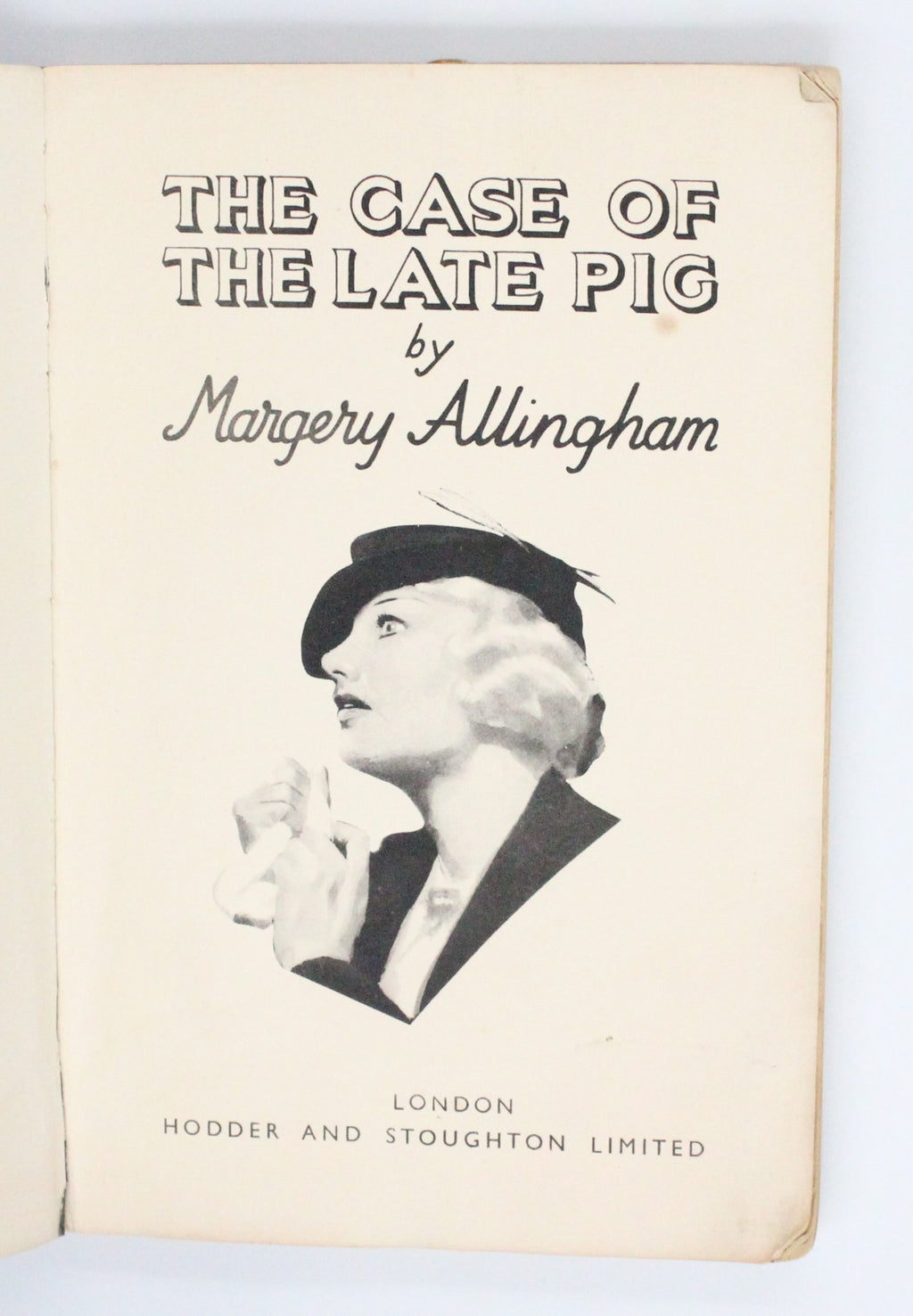 1937 The Case of The Late Pig by Margery Allingham