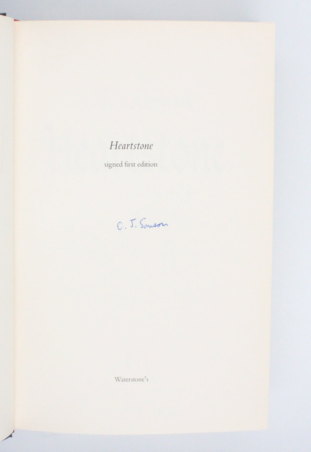 2010 Heartstone by C. J. Sansom