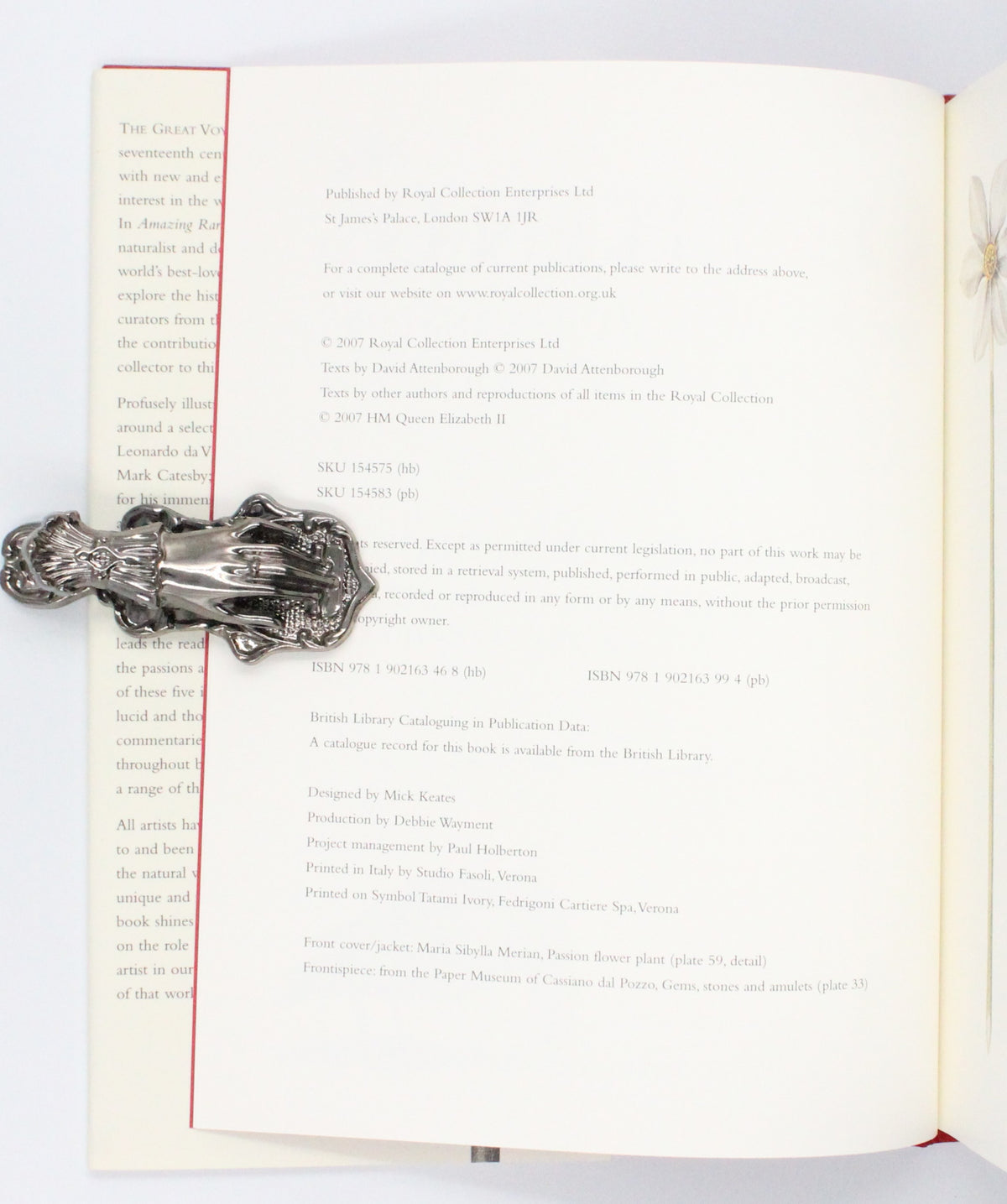 2007 Amazing Rare Things The Art of Natural History in the Age of Discovery by David Attenborough
