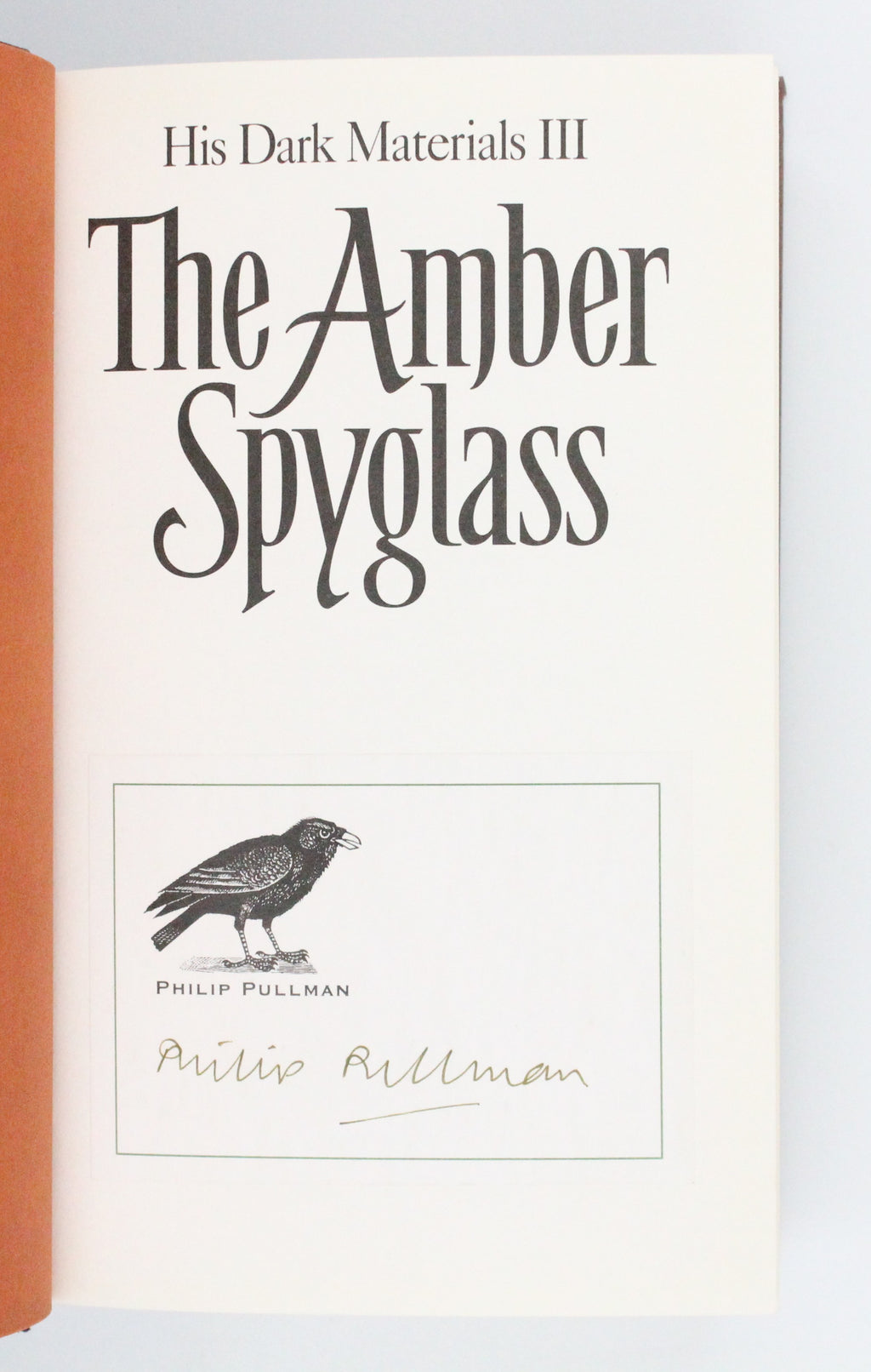 2000 The Amber Spyglass by Philip Pullman