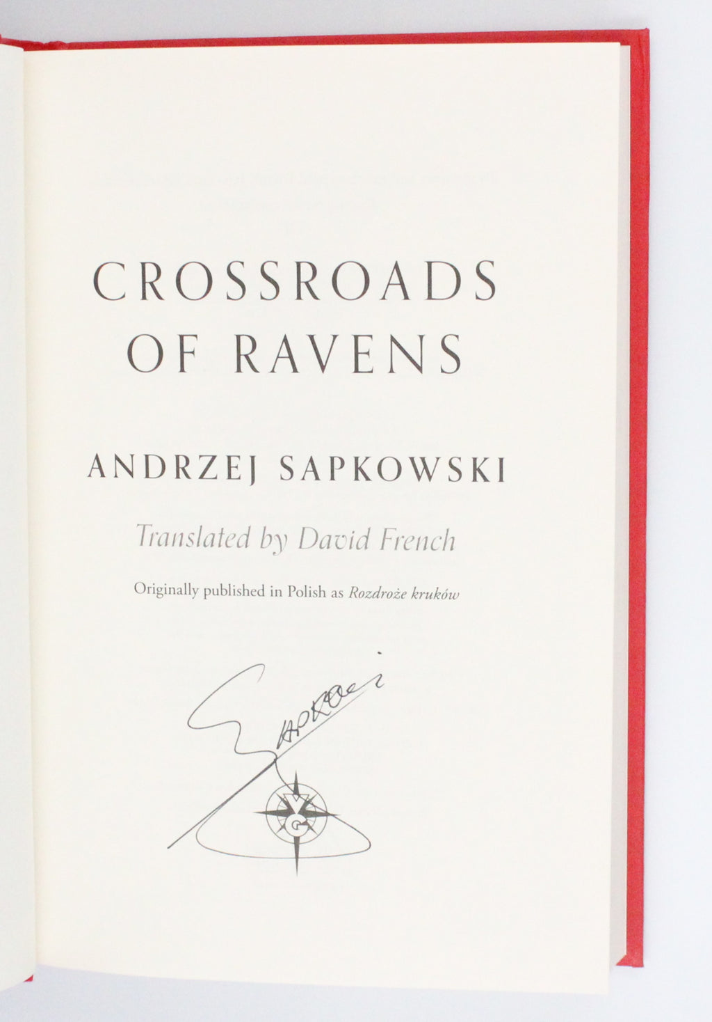 2025 The Witcher Crossroads of Ravens by Andrzej Sapkowski