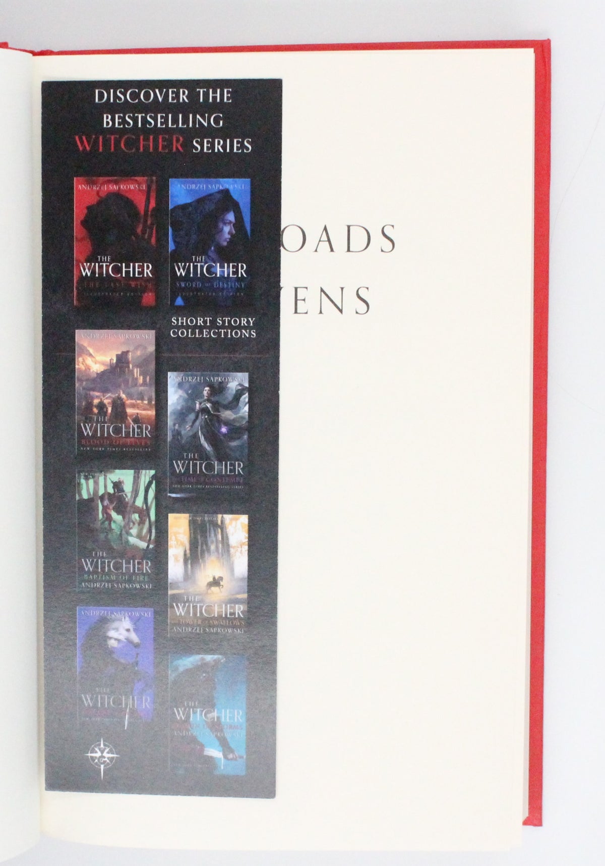 2025 The Witcher Crossroads of Ravens by Andrzej Sapkowski
