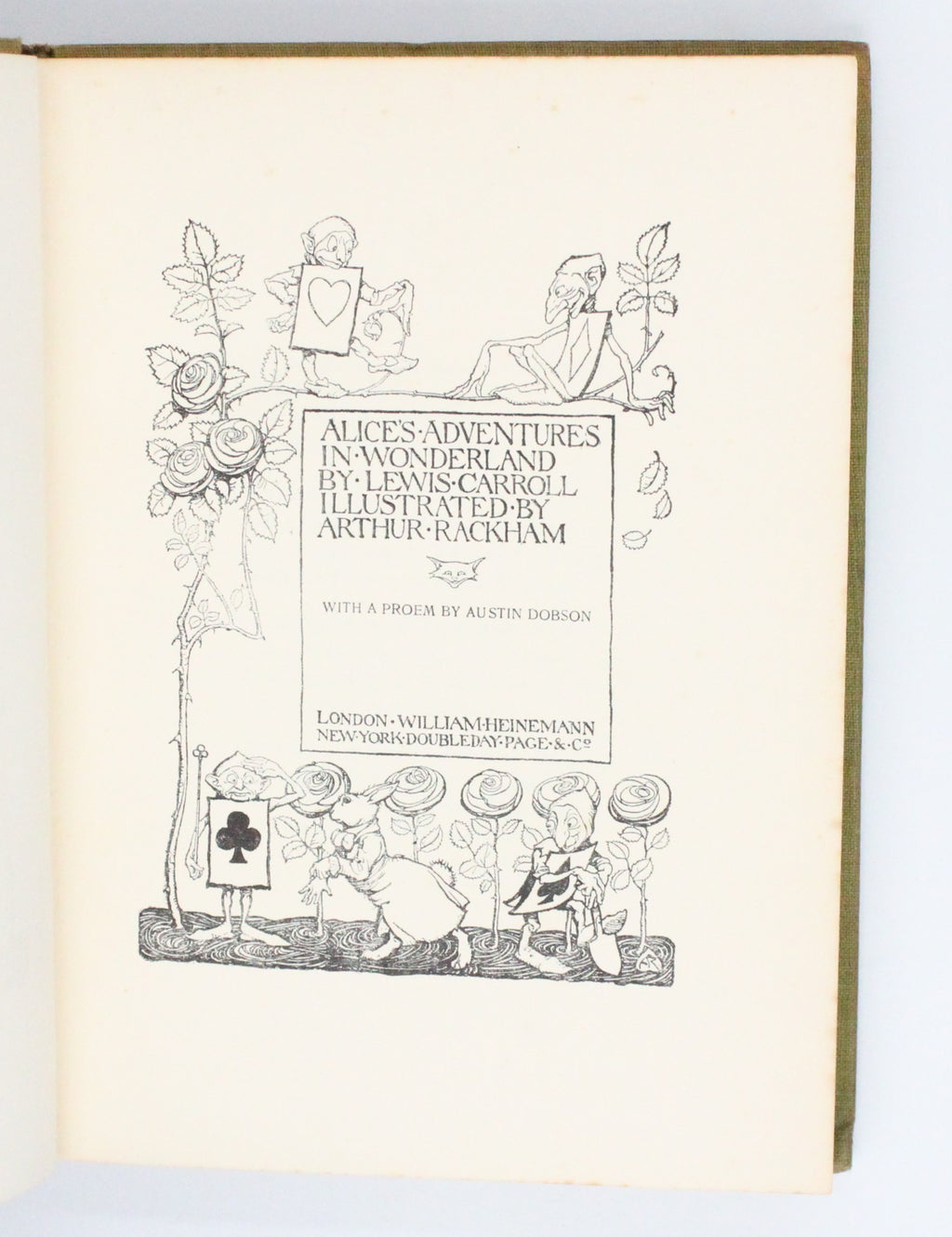 1907 Alice’s Adventures in Wonderland by Lewis Carroll [Arthur Rackham illus.]
