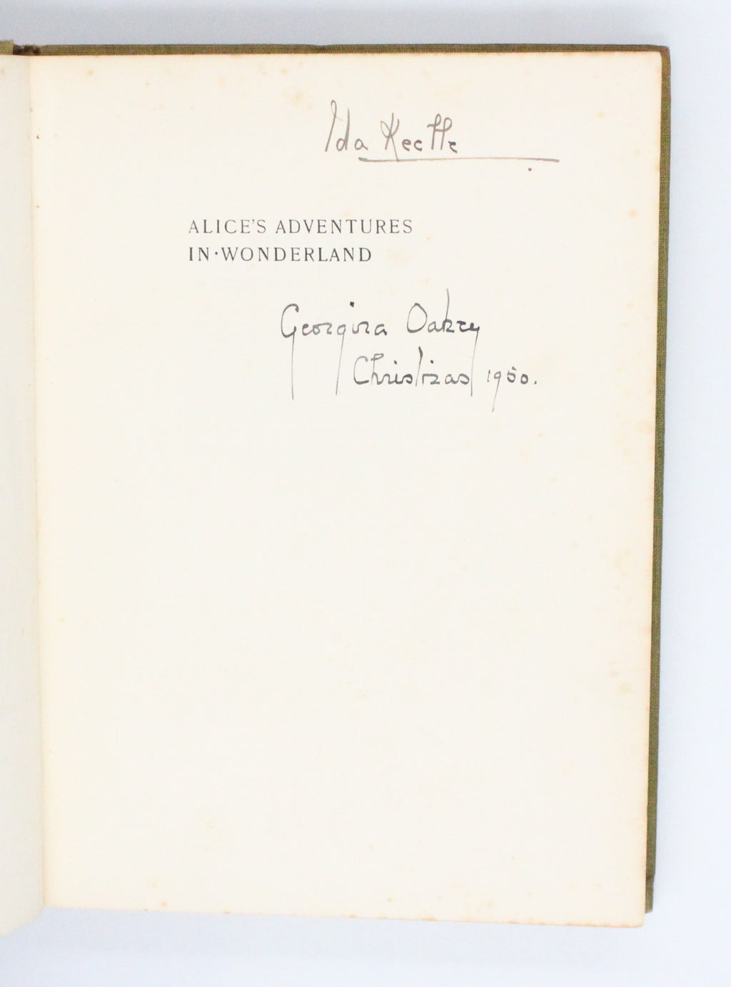 1907 Alice’s Adventures in Wonderland by Lewis Carroll [Arthur Rackham illus.]