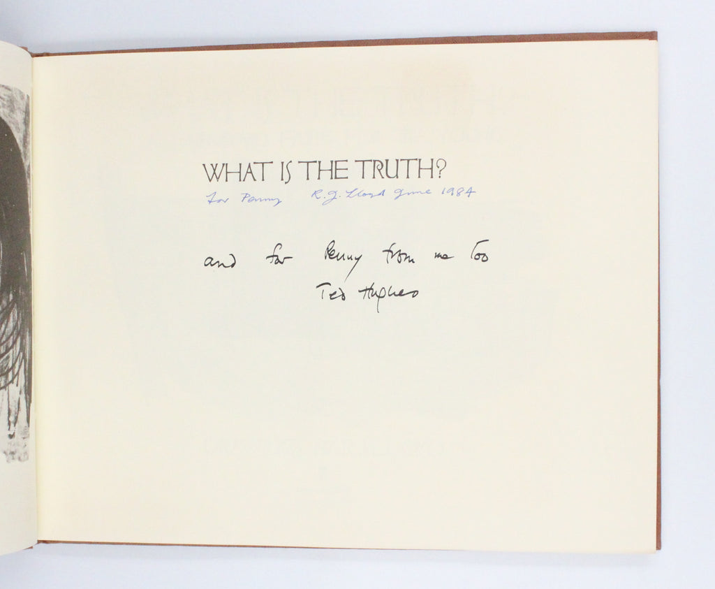 What Is The Truth? by Ted Hughes [R. J. Lloyd illus.]