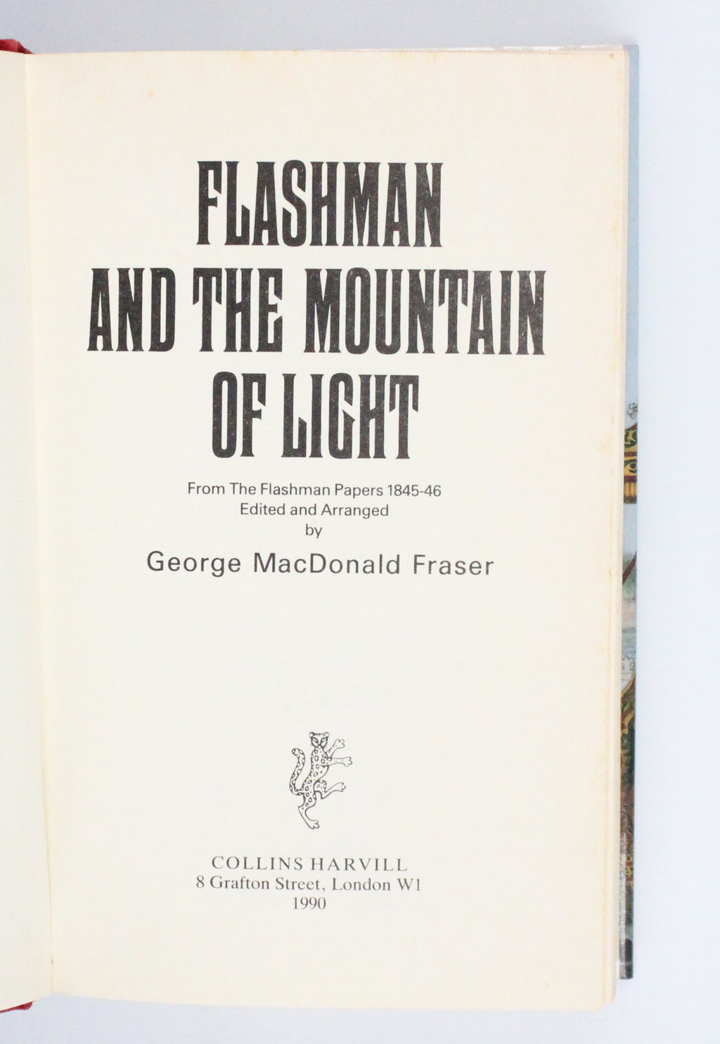 1990 Flashman and the Mountain of Light by George MacDonald Fraser