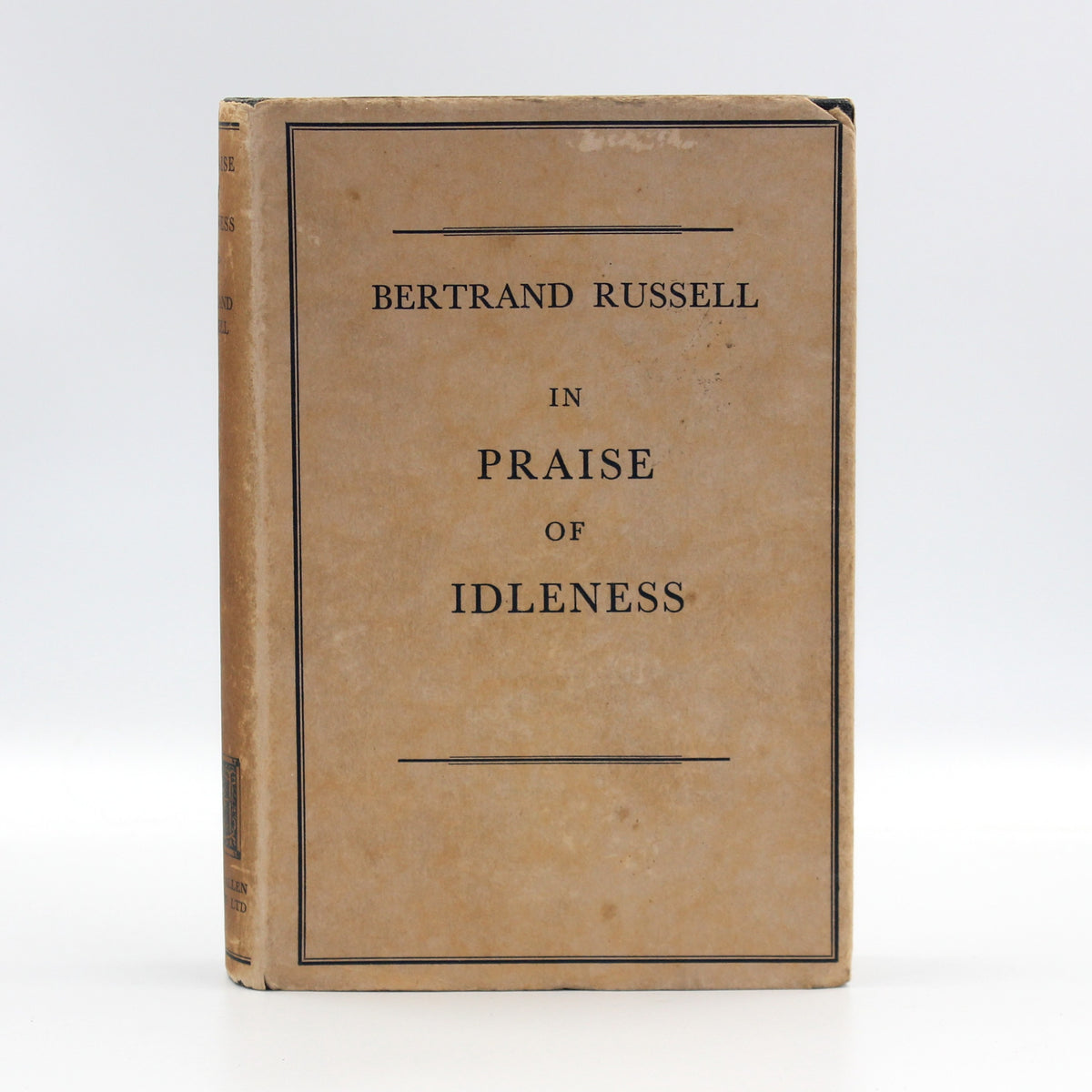 1935 In Praise of Idleness and Other Essays by Bertrand Russell