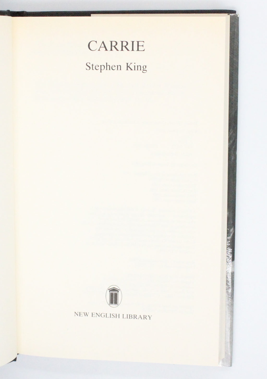 1992 Carrie by Stephen King