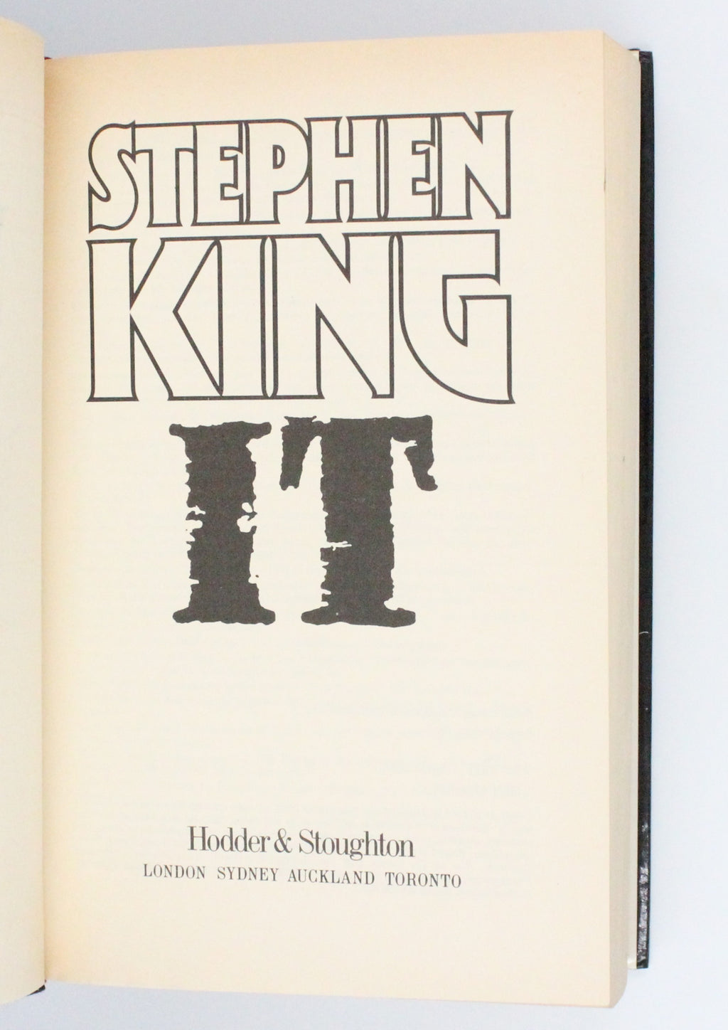 1986 It by Stephen King