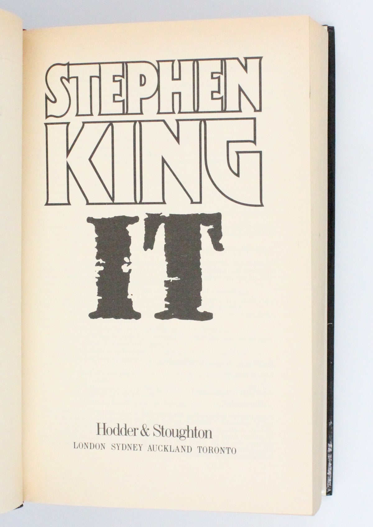 1986 It by Stephen King