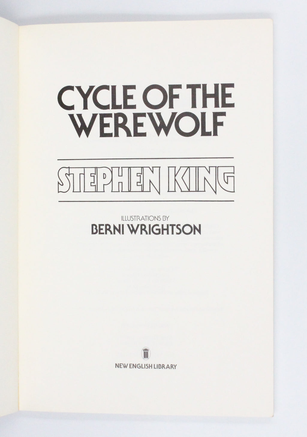 1985 Cycle of the Werewolf by Stephen King