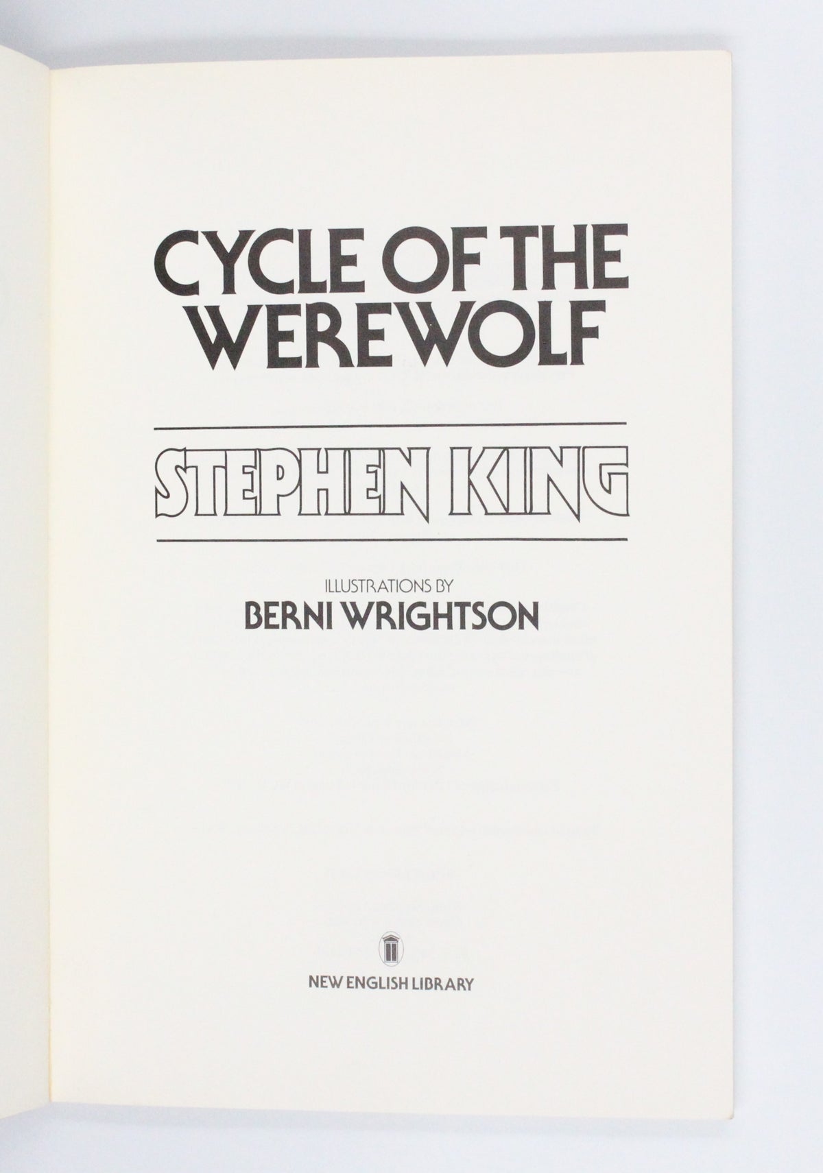 1985 Cycle of the Werewolf by Stephen King