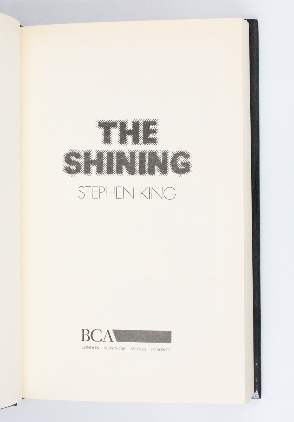 1992 The Shining by Stephen King