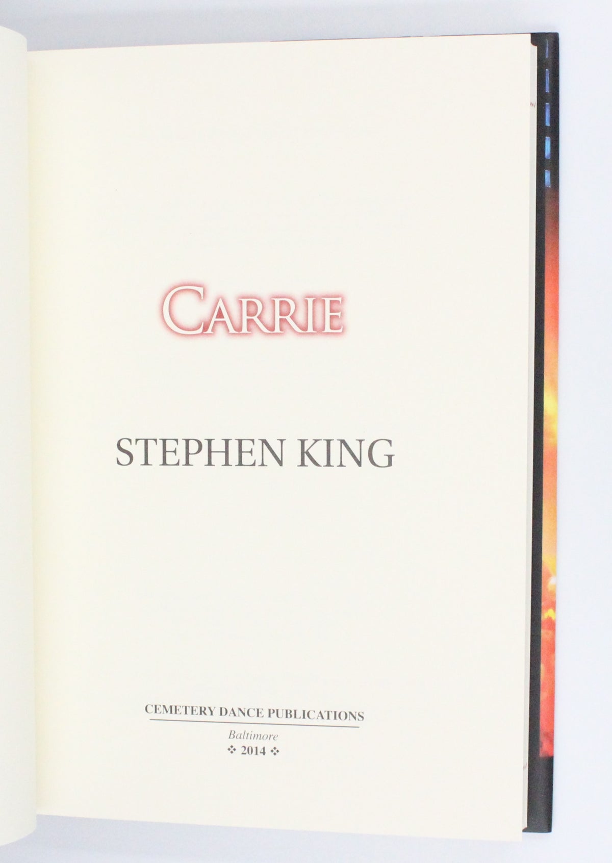2014 Carrie by Stephen King