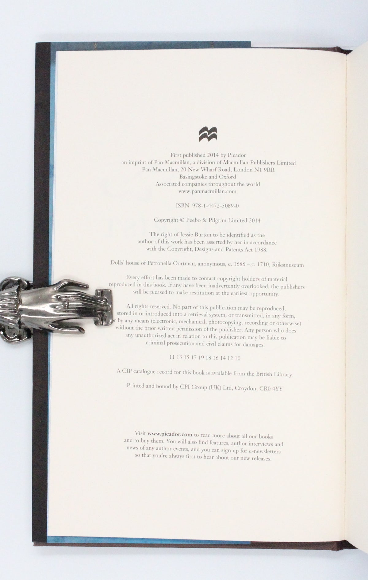 2014 The Miniaturist by Jessie Burton