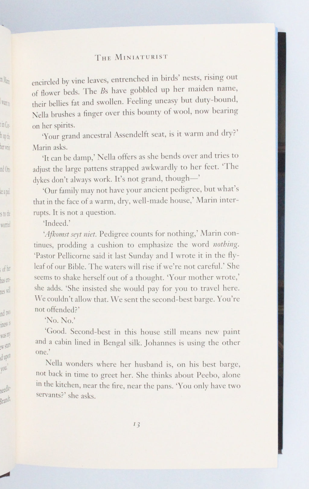 2014 The Miniaturist by Jessie Burton