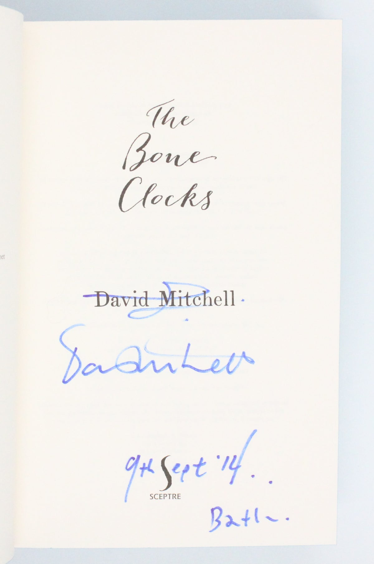 2014 The Bone Clocks by David Mitchell