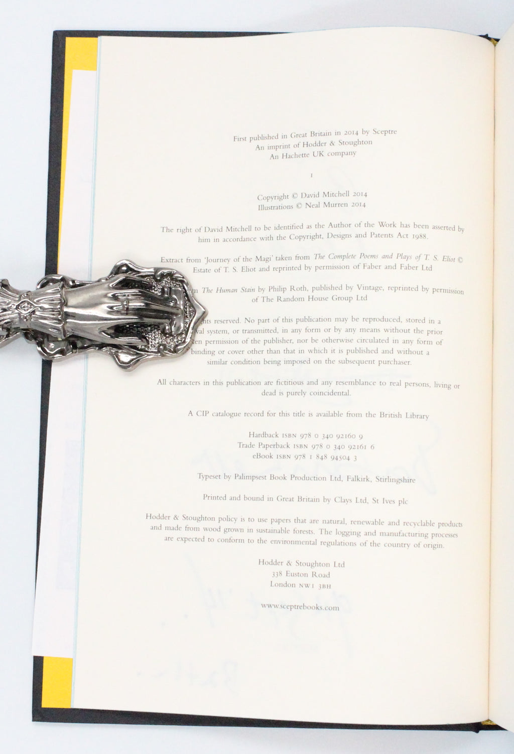 2014 The Bone Clocks by David Mitchell