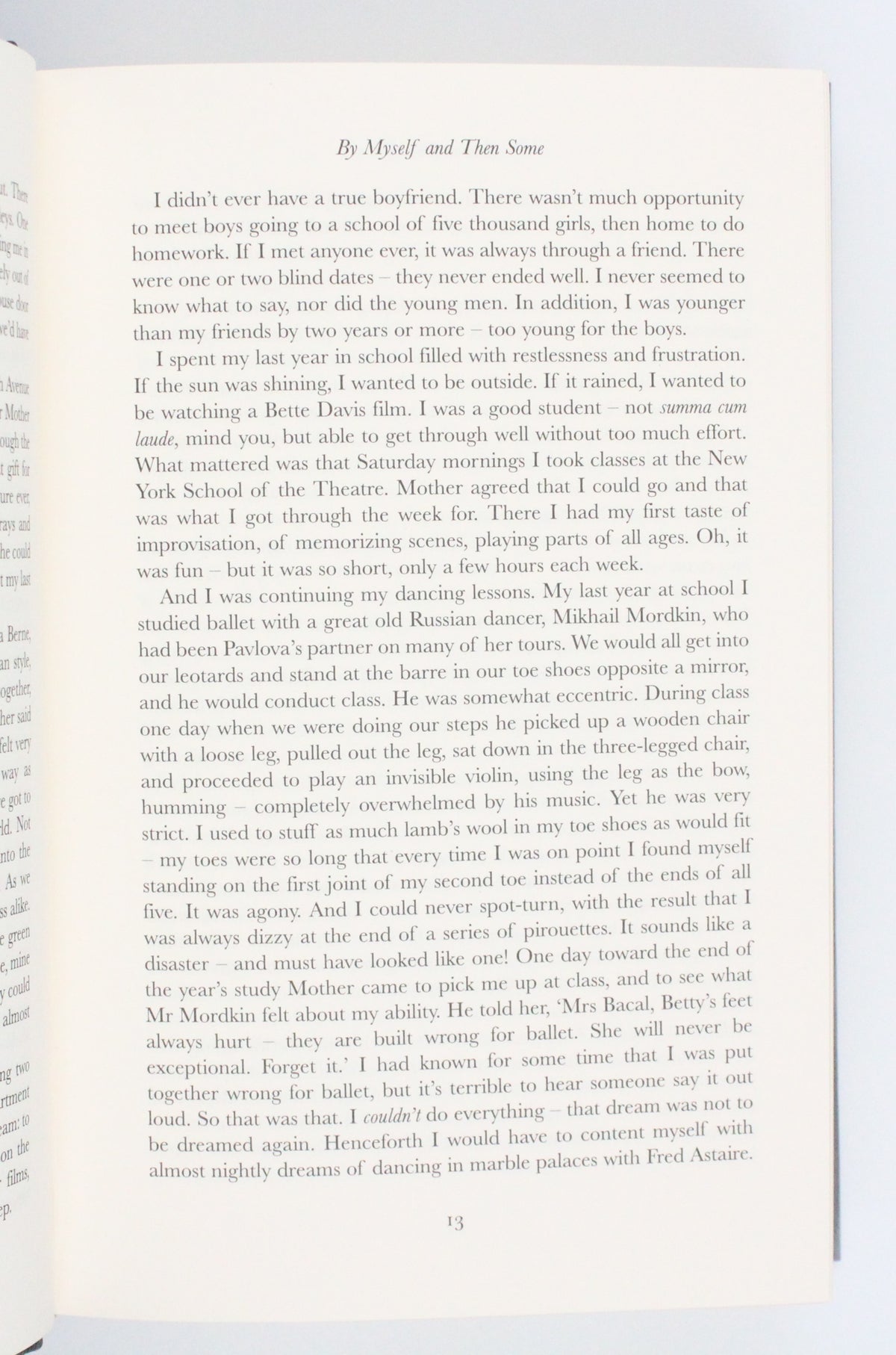 2005 By Myself and Then Some by Lauren Bacall
