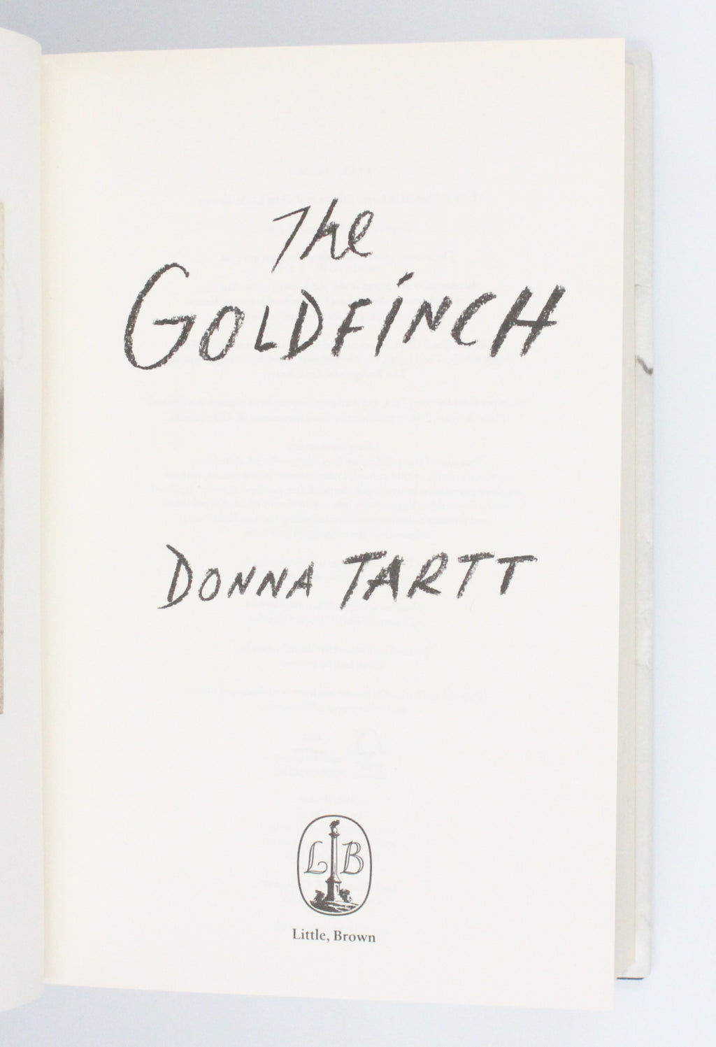2013 The Goldfinch by Donna Tartt